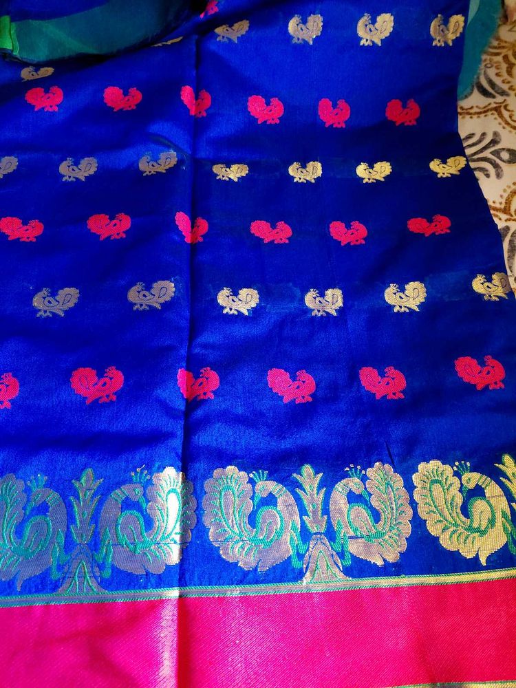 Royal Blue Saree