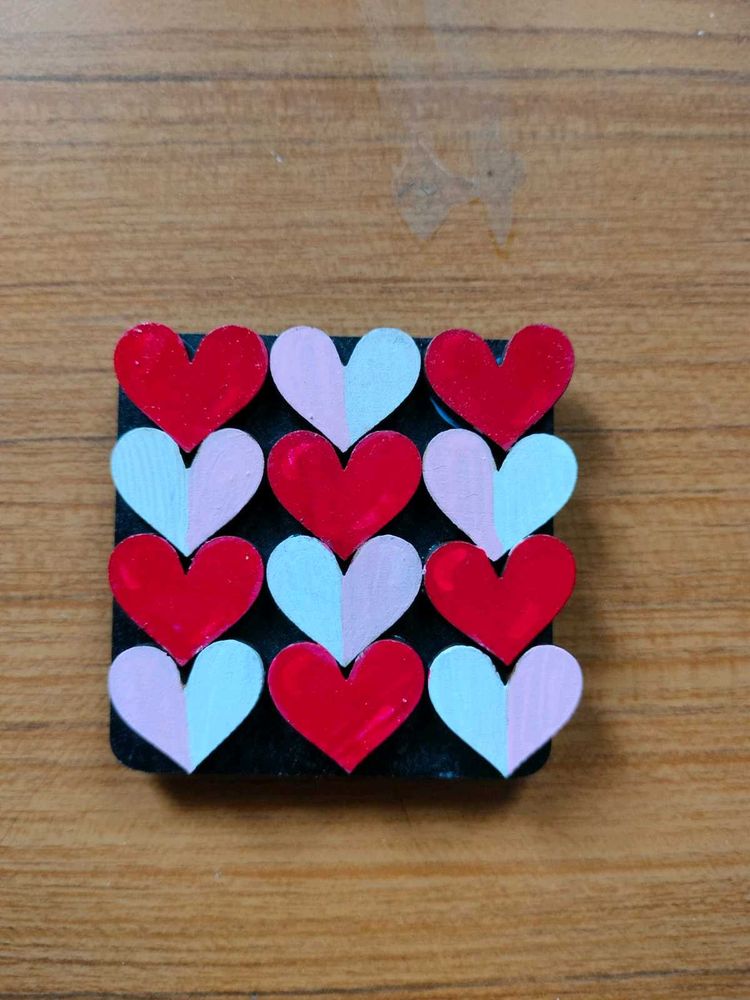 Handmade Heart Fridge Magnets &amp; Keychain
