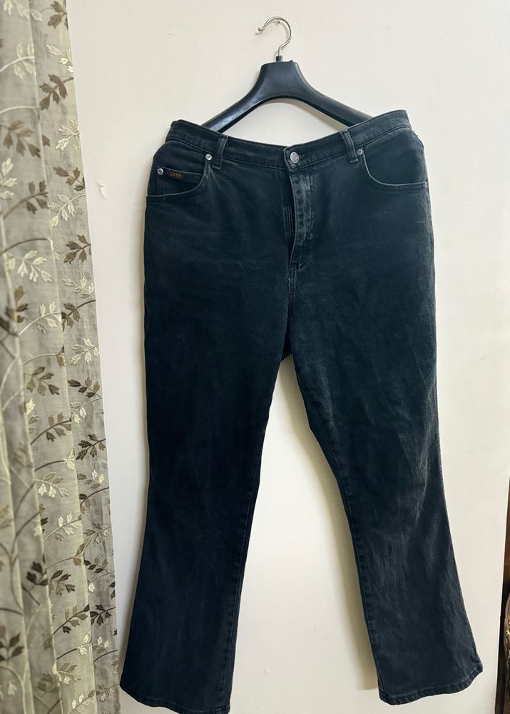 LEE Charcoal Black High Rise jeans