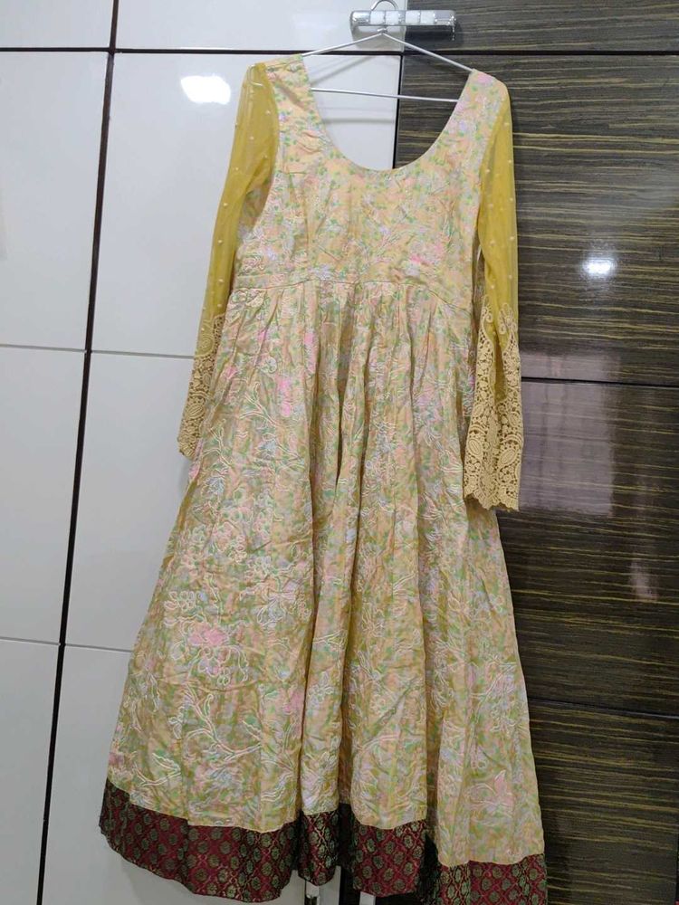 Floral Anarkali Dress