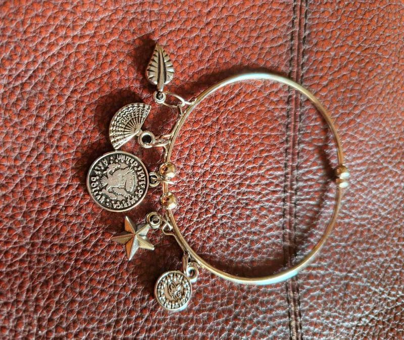 Charm Bangle Bracelet