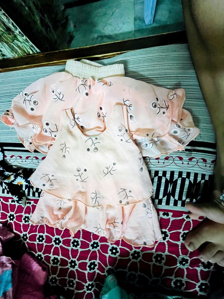 Baby Clothes, Skirt And Top