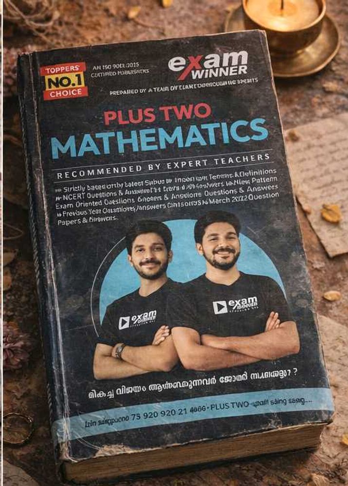 Plus Two Mathematics Exam Winner