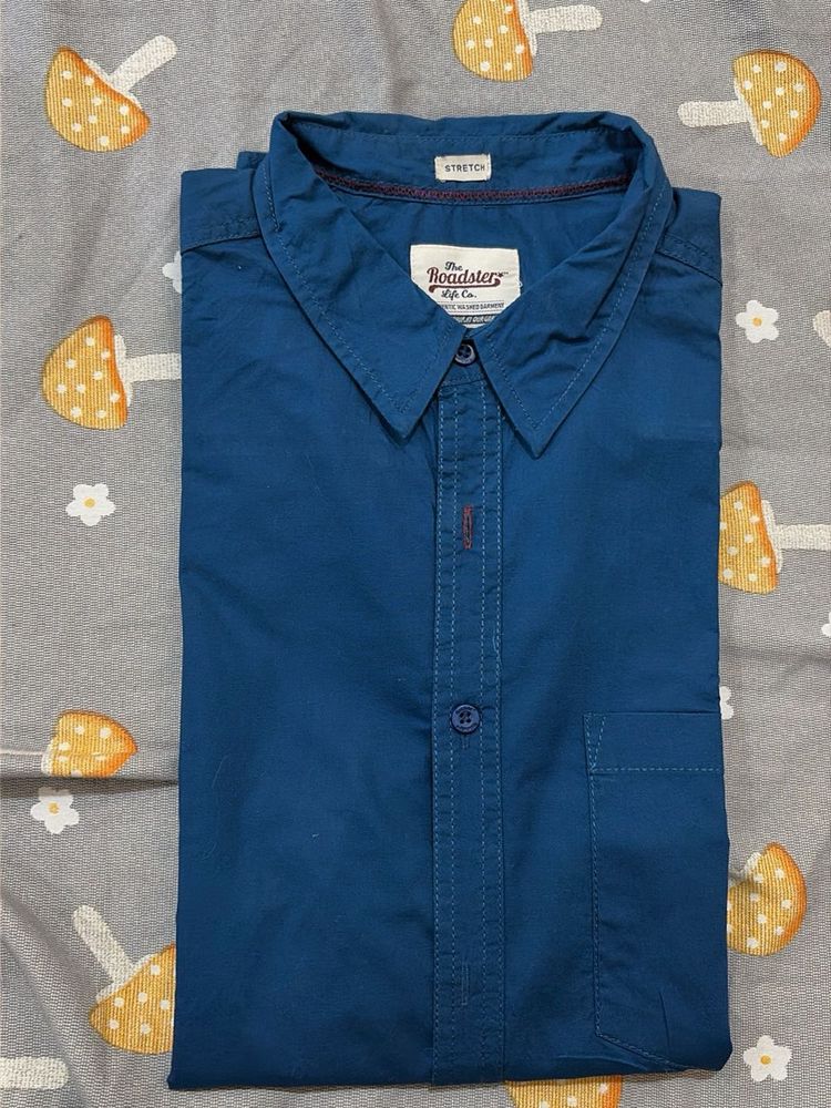 Roadster Blue Casual Shirt