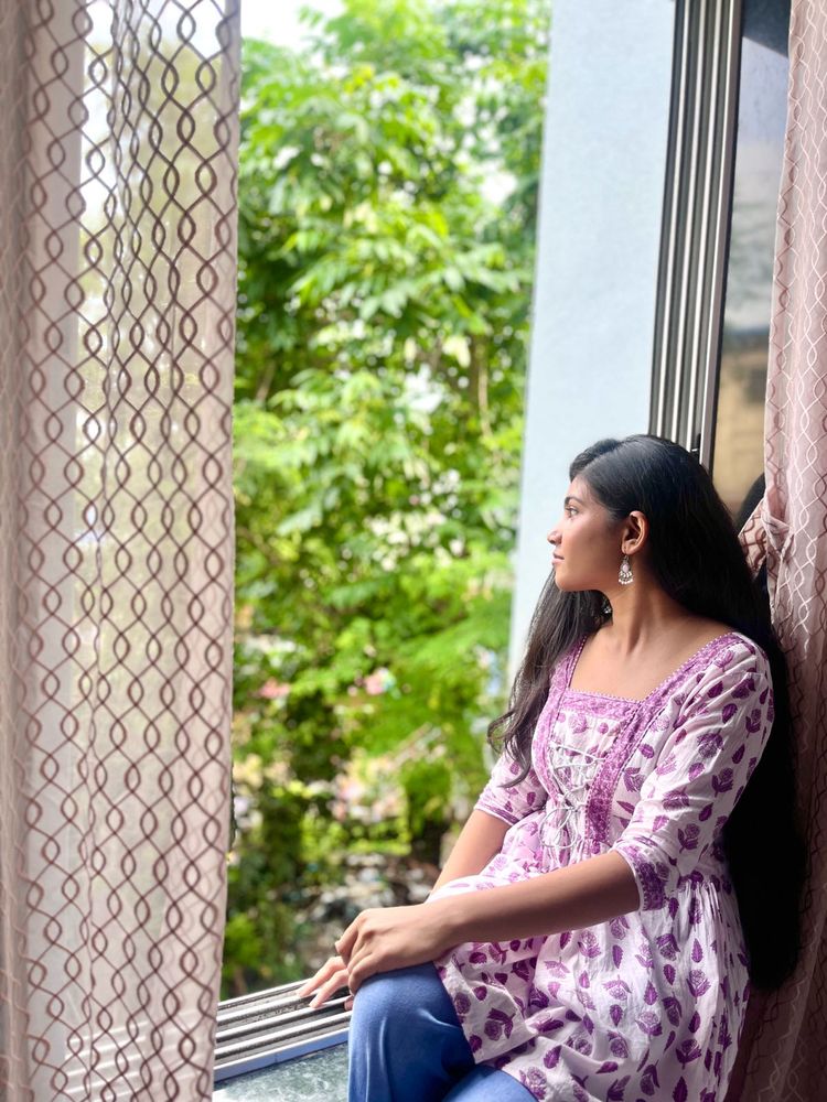 Elegant Floral Print Tunic Top