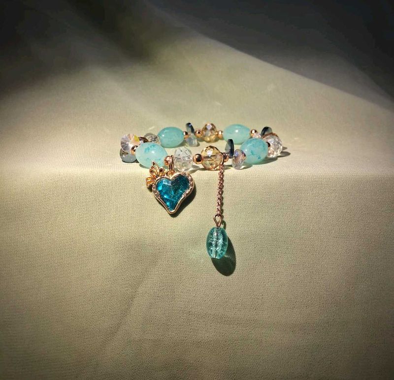 Blue Beaded Bracelet