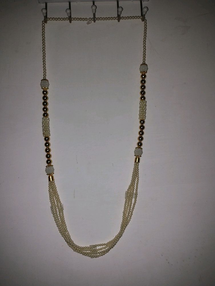Men&#39;s Pearl Necklace for Kurta/Sherwani