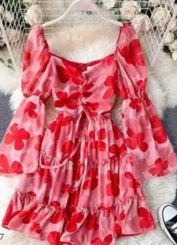 Floral Print Mini Dress