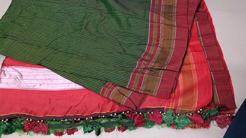 Traditional Pure Reshim Silk Blend Ikat Saree