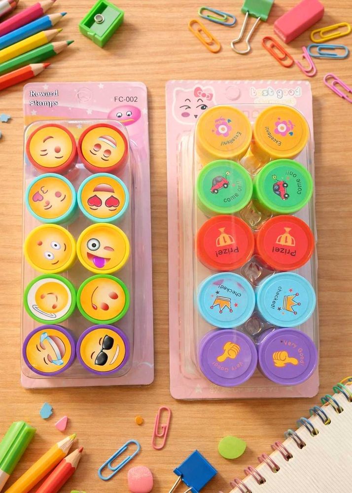 Emoji &amp; Reward Stamp Set of 20 pcs