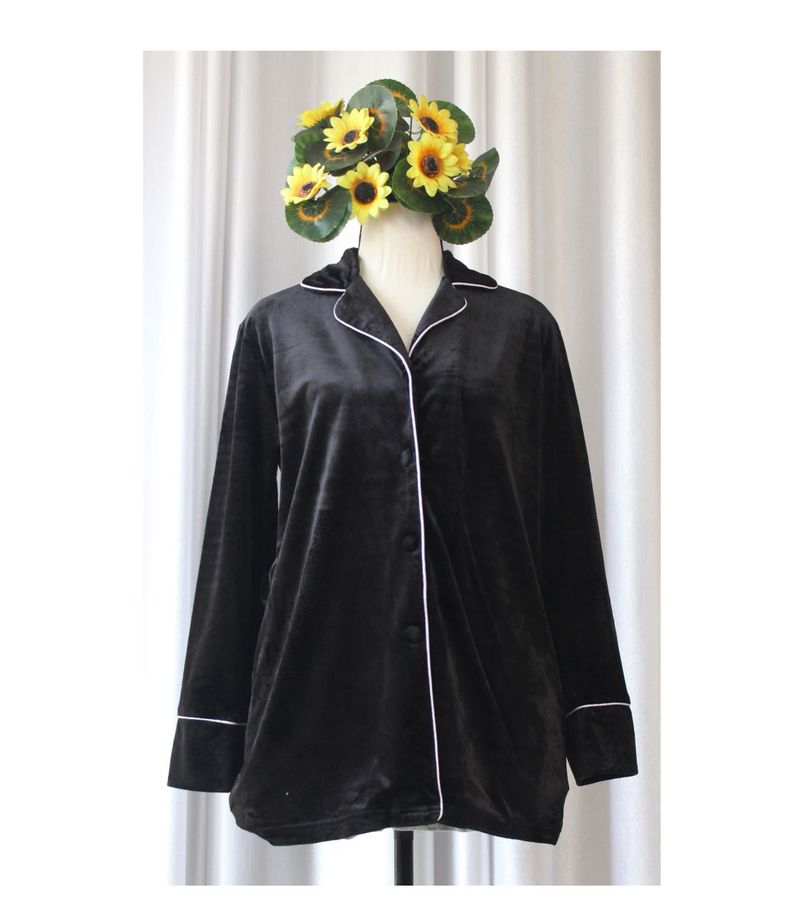 Korean Velvet Pajama Top