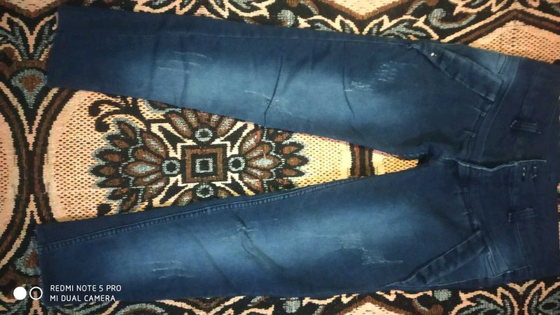 Dark Blue Denim Jeans