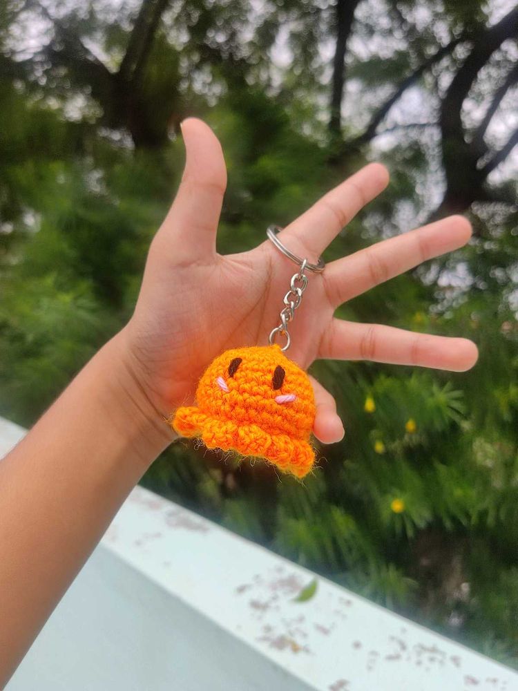 Crochet Mini Octopus🐙 keychain