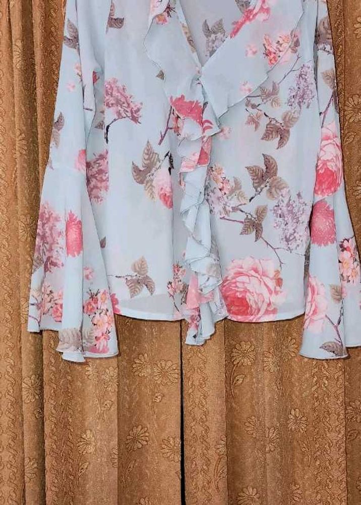 Front Flaired Floral Top