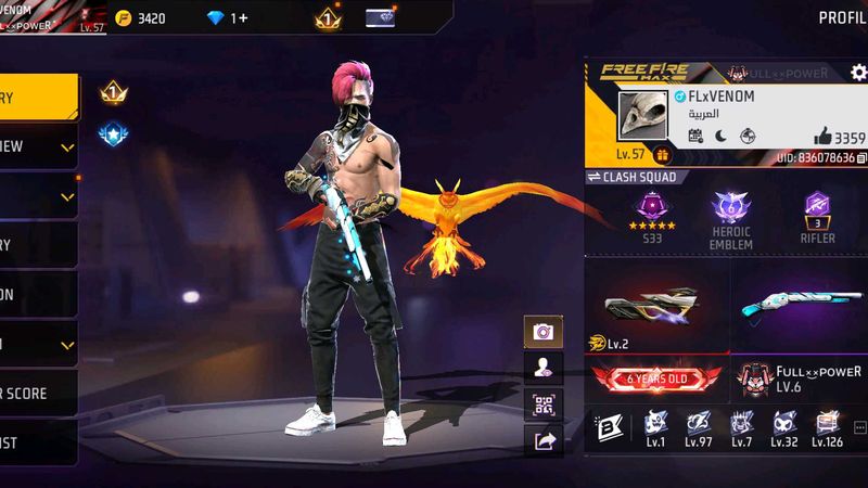 free fire rear ID for sale