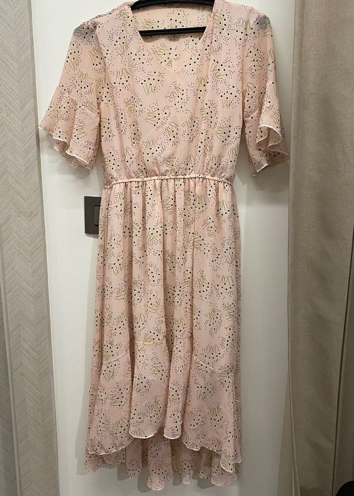 Pink Floral Dress