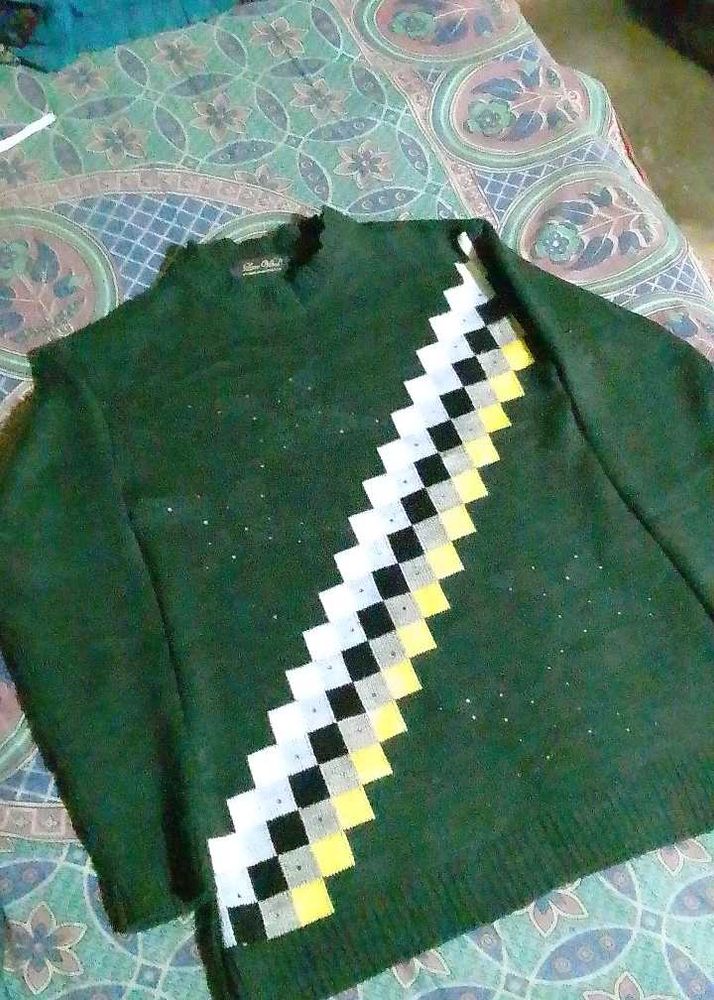 Women Sweater Dark Green