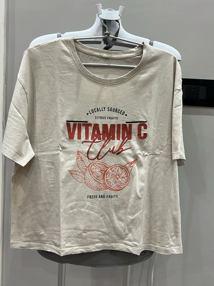 Oversized Printed Tshirt