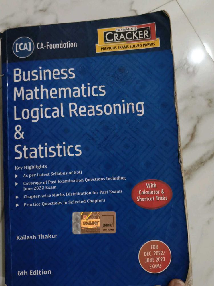 CA Foundation Previous Paper