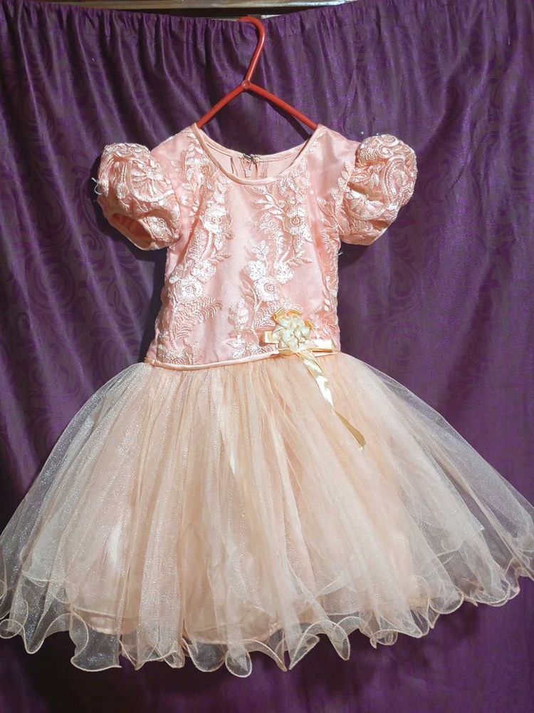 Pink Tulle Party Dress
