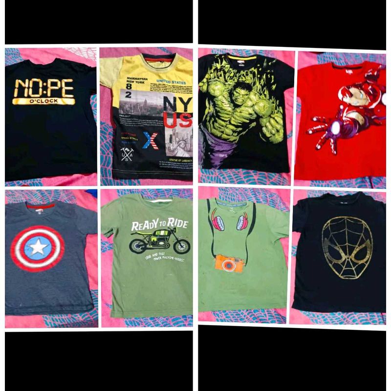 Combo Of 8 Tshirt