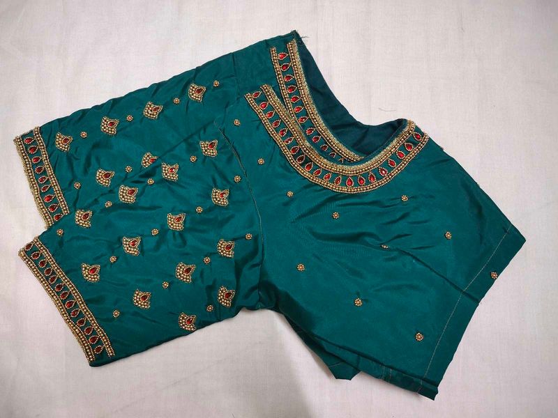 💚 Bridal Maggam Work Blouse