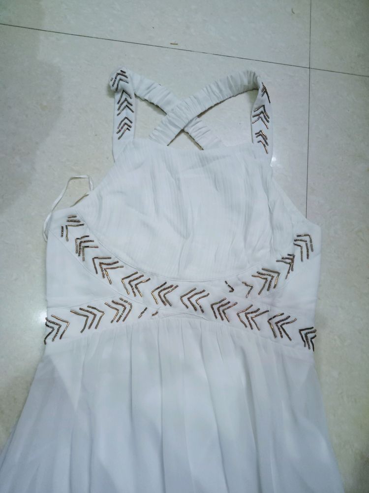 White Gown Dress 👗