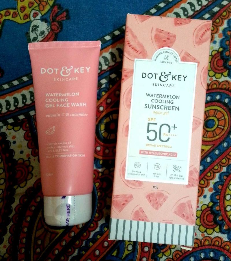 Dot &amp; Key Watermelon sunscreen and facewash