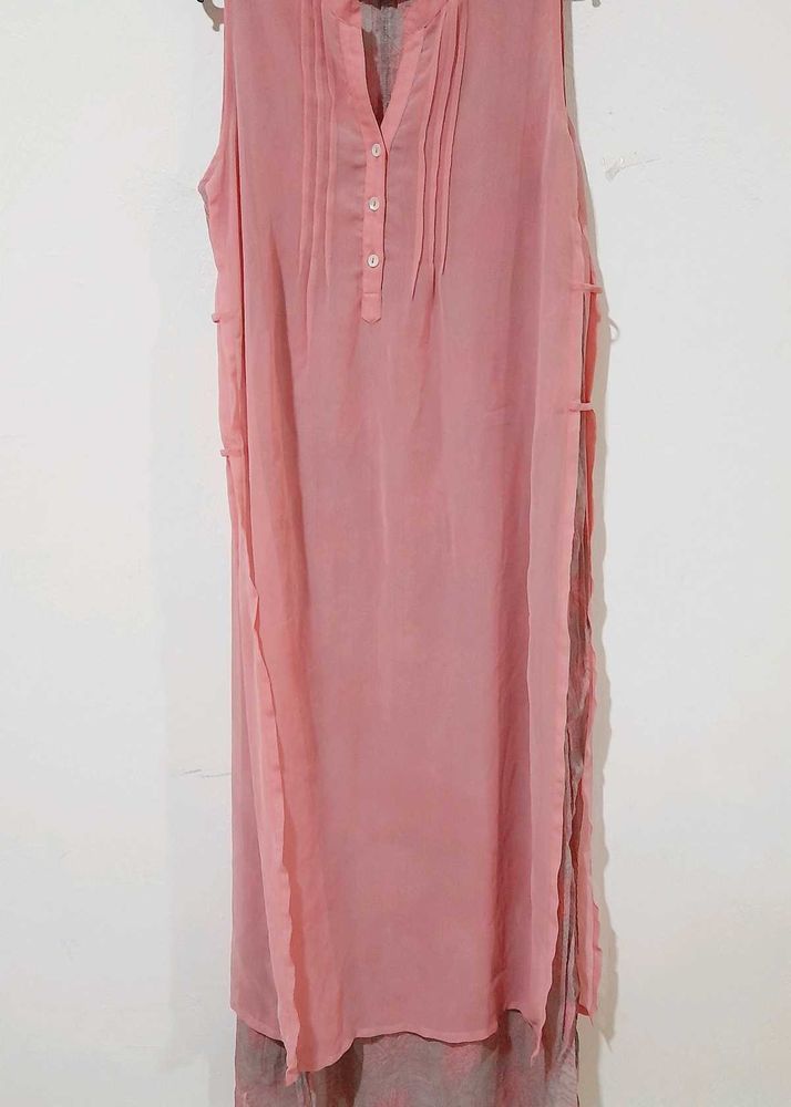 Peach Kurta