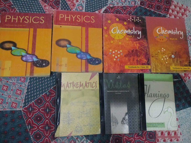 Class XII NCERT PHY, CHEM,MATHS, ENG-JEE