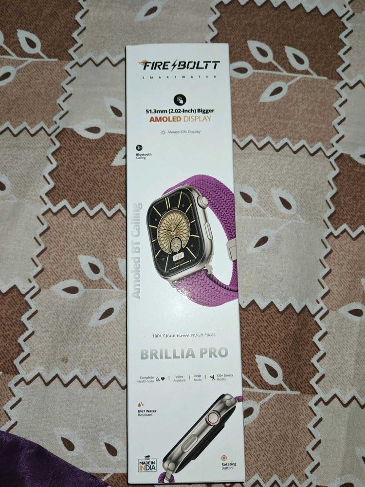 Fireboltt Brillia Pro Pink Wave 🌊