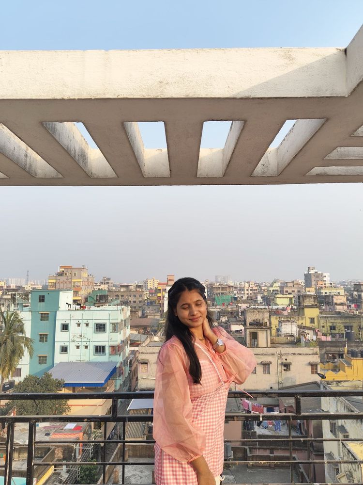 Pink Checkered Dress