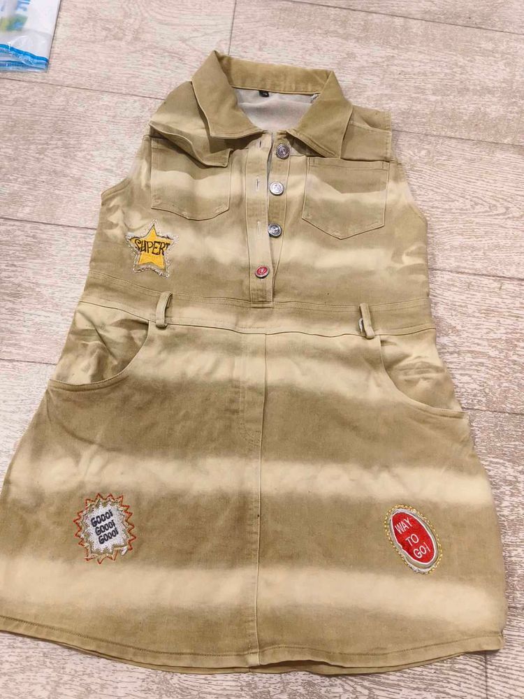 Cute Kids&#39; Denim Dress