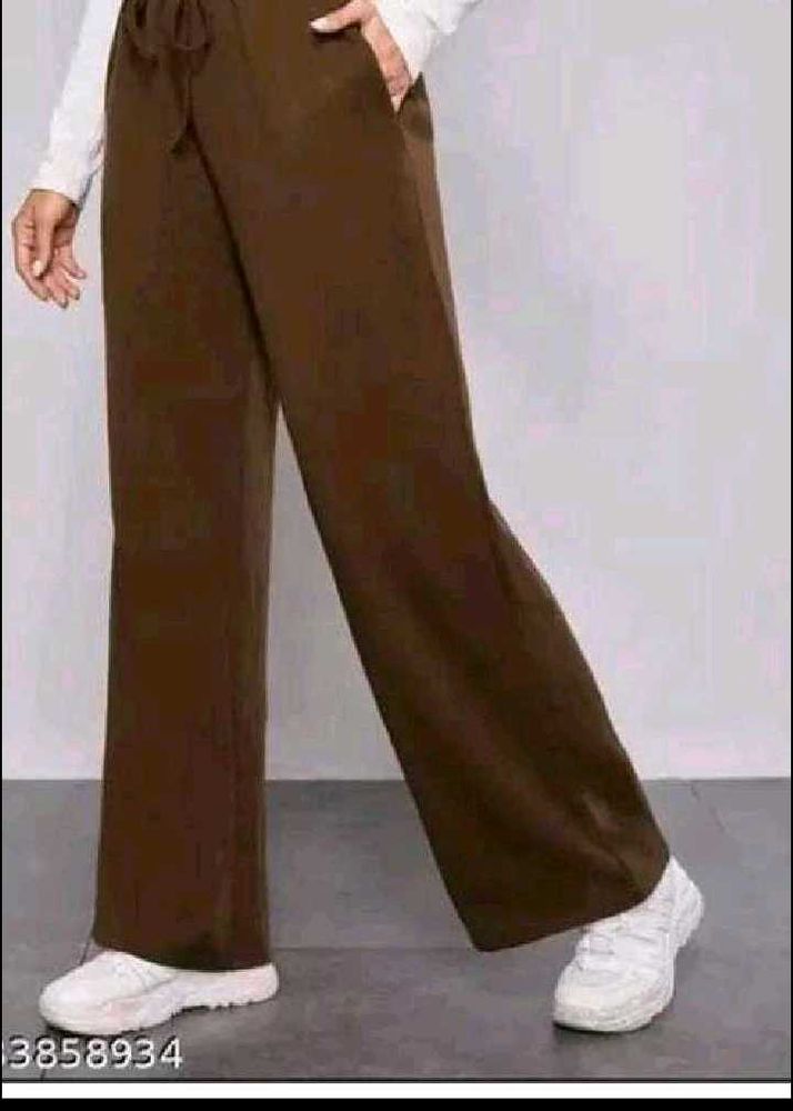 Brown Wide Leg Pants