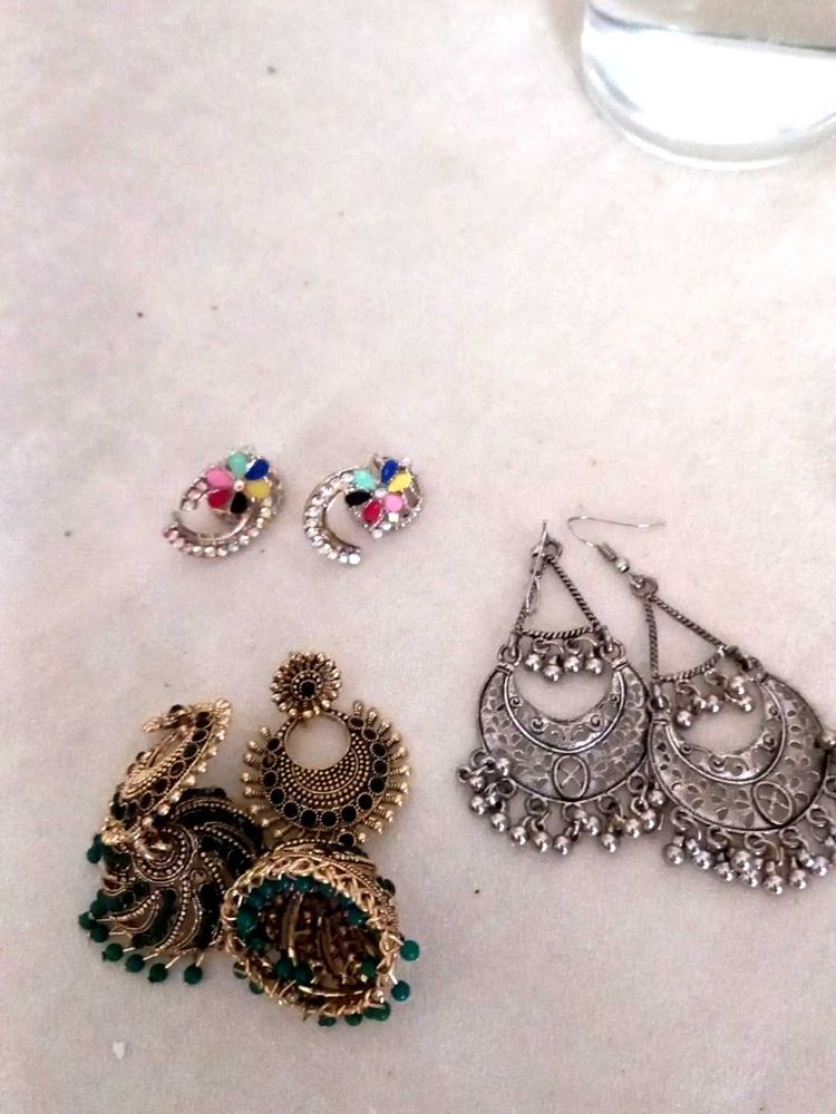 Green Jumke.silver N Multicolour Set Of Three