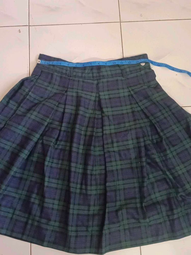 Plaid Pleated Skirt, uniform skirt