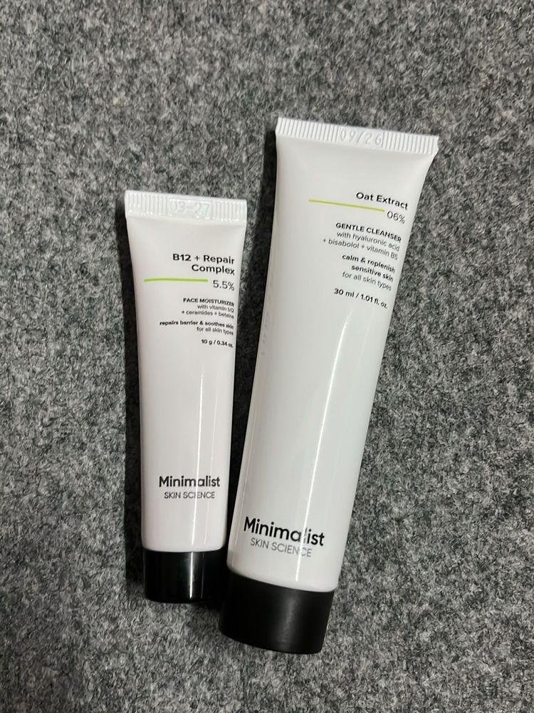 Minimalist Moistruiser 10ml  &amp; Cleanser 30ml