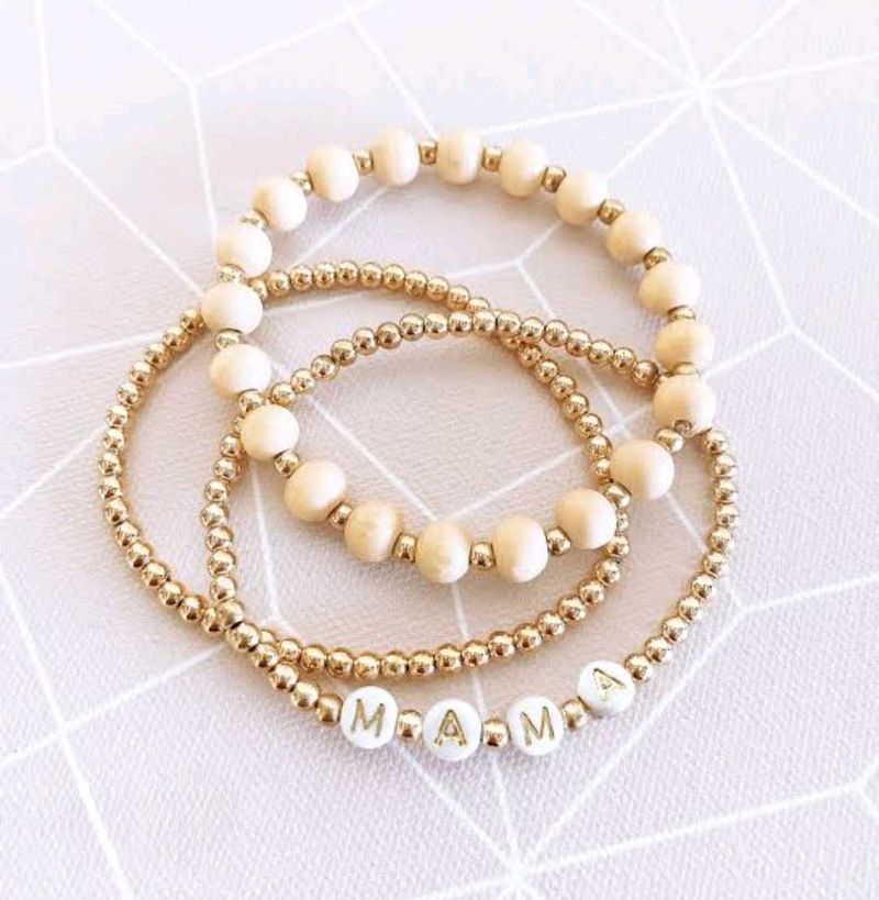 Mama Bead Bracelet Stack