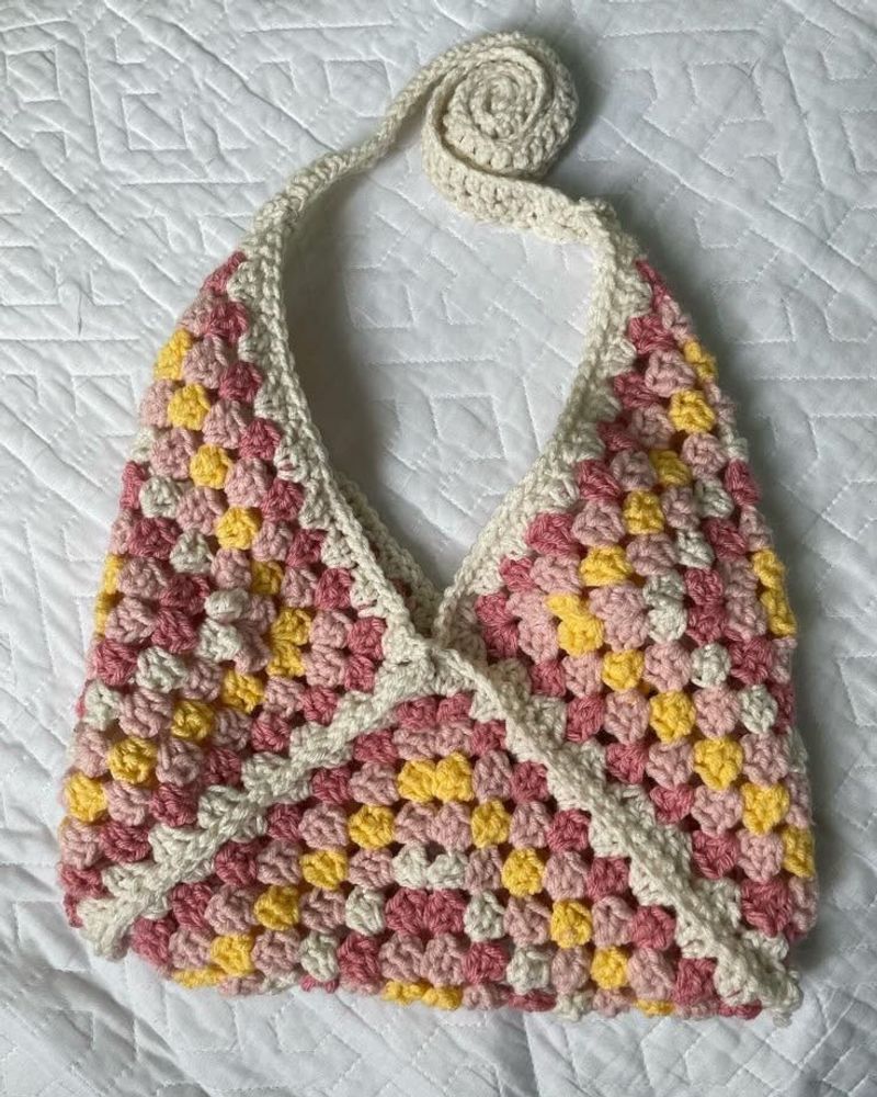 Cute Crochet Tote Bag
