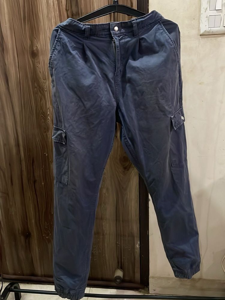 Blue Cargo Pants