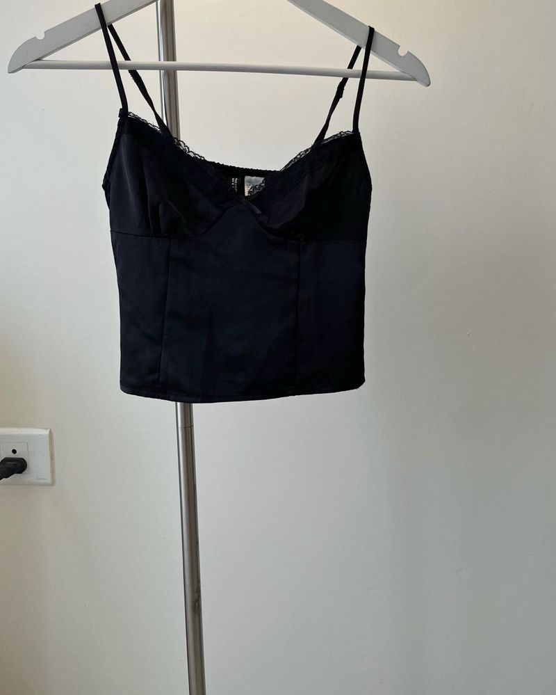H&amp;M Satin Corset