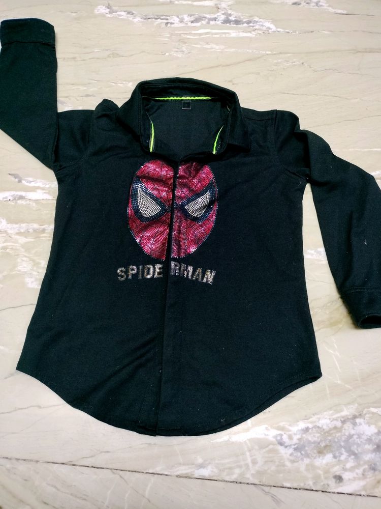 Boys Spiderman Shirt