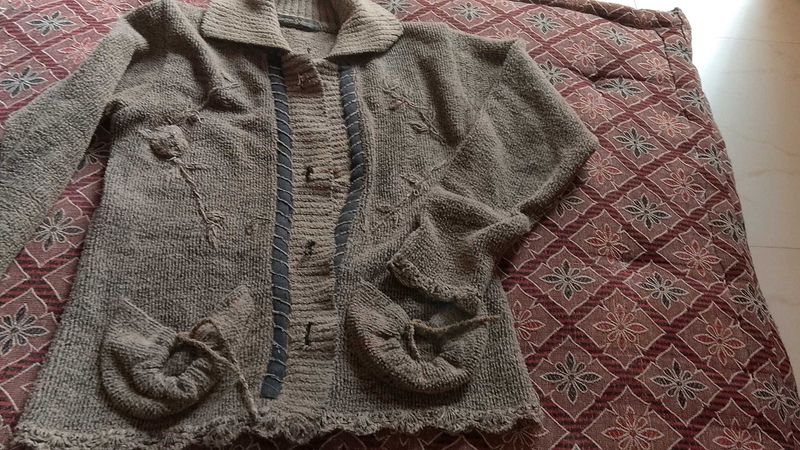 Cozy Brown Knit Cardigan