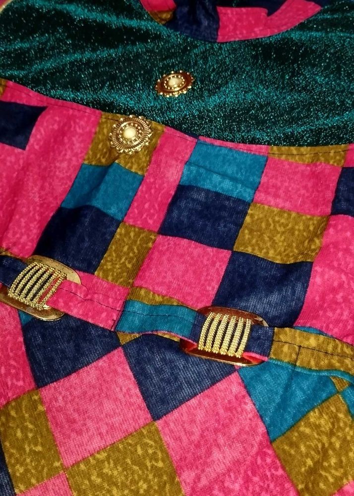 Colorful Patchwork Dress