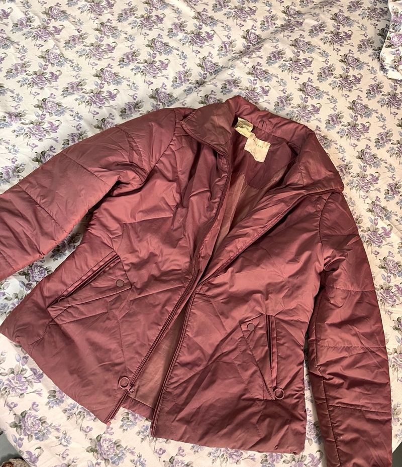 Mauve Puffer Jacket