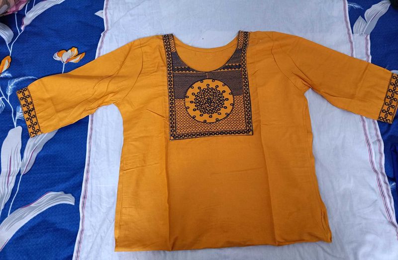 Mustard Kurta