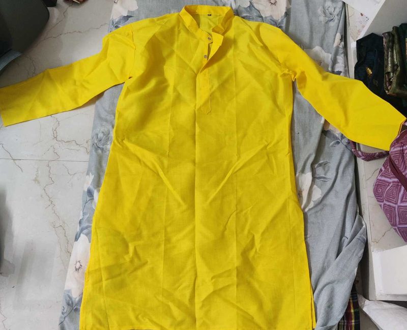 Premium Yellow Kurta
