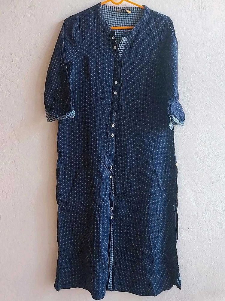 Navy Blue Kurta