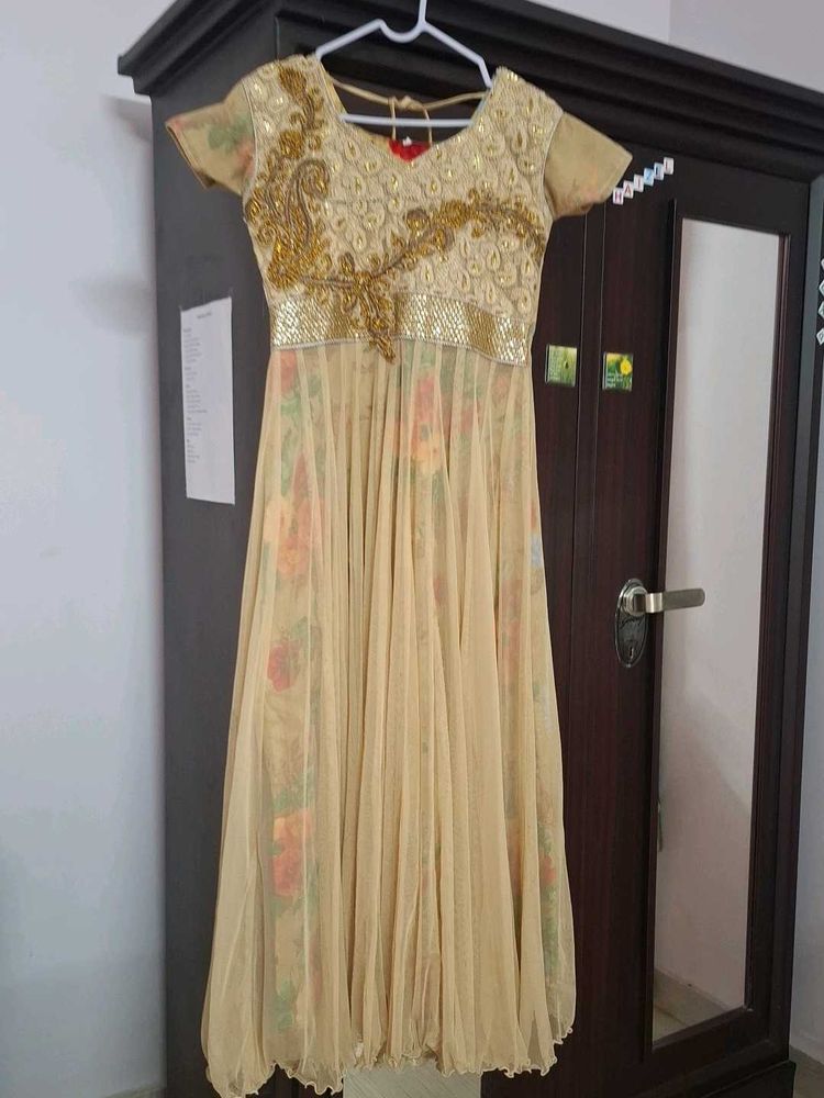Elegant Floral Embellished Dress