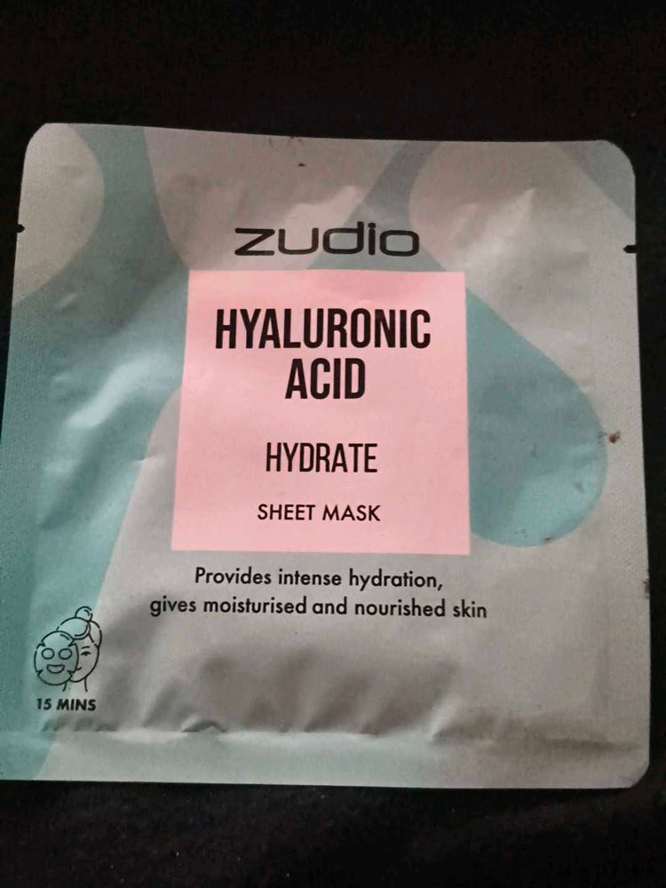 Zudio Hyaluronic Acid Sheet Mask